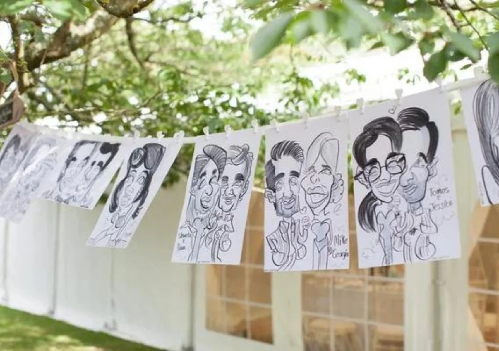Airwaves Music Wedding DJs – Entertainment Idea Caricature Airwaves Music Wedding DJs - Entertainment Idea Caricature